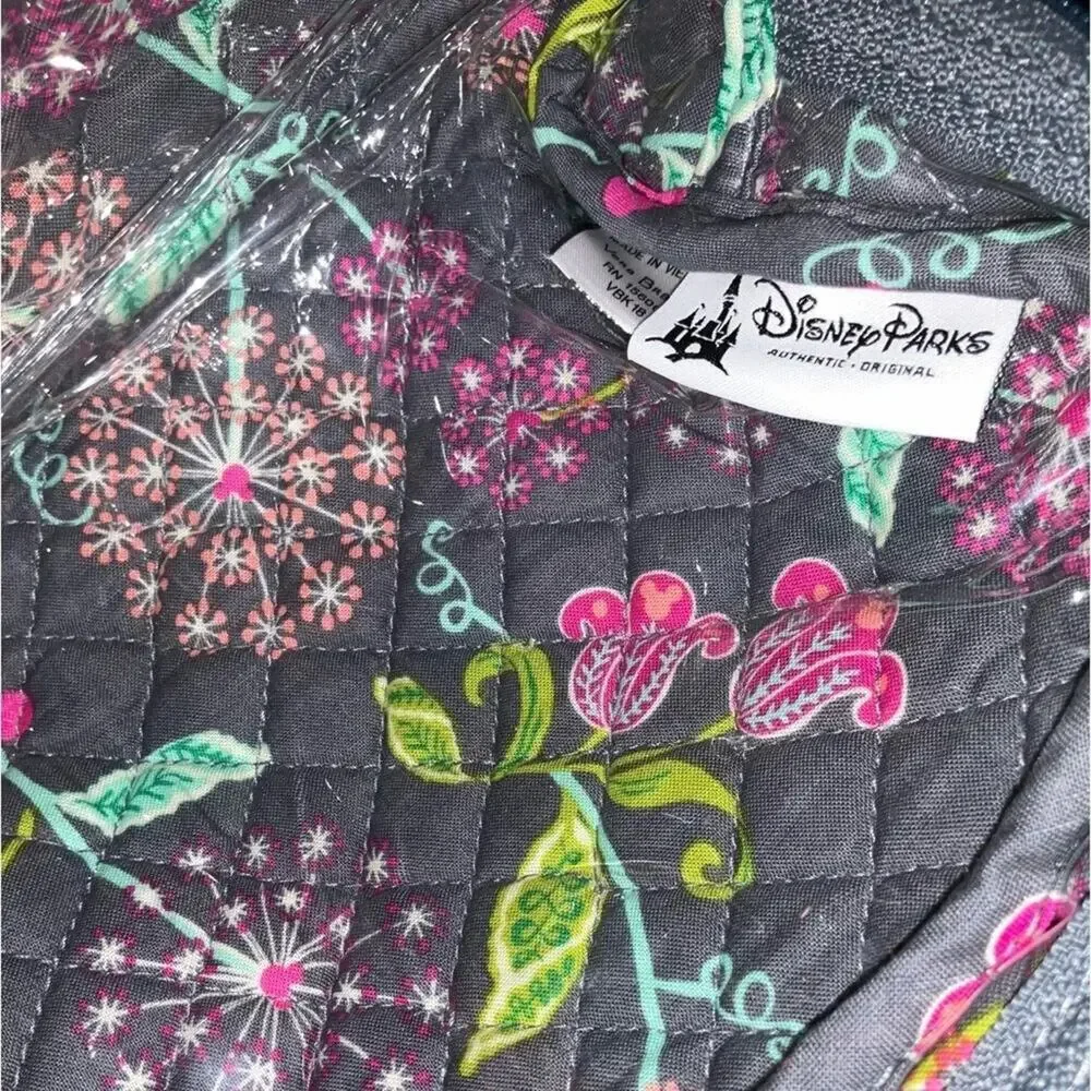 Disney Vera Bradley Pure Cotton Inner Waterproof Makeup Travel Bag NWT